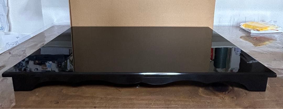 真多呂人形 黒塗り飾り台