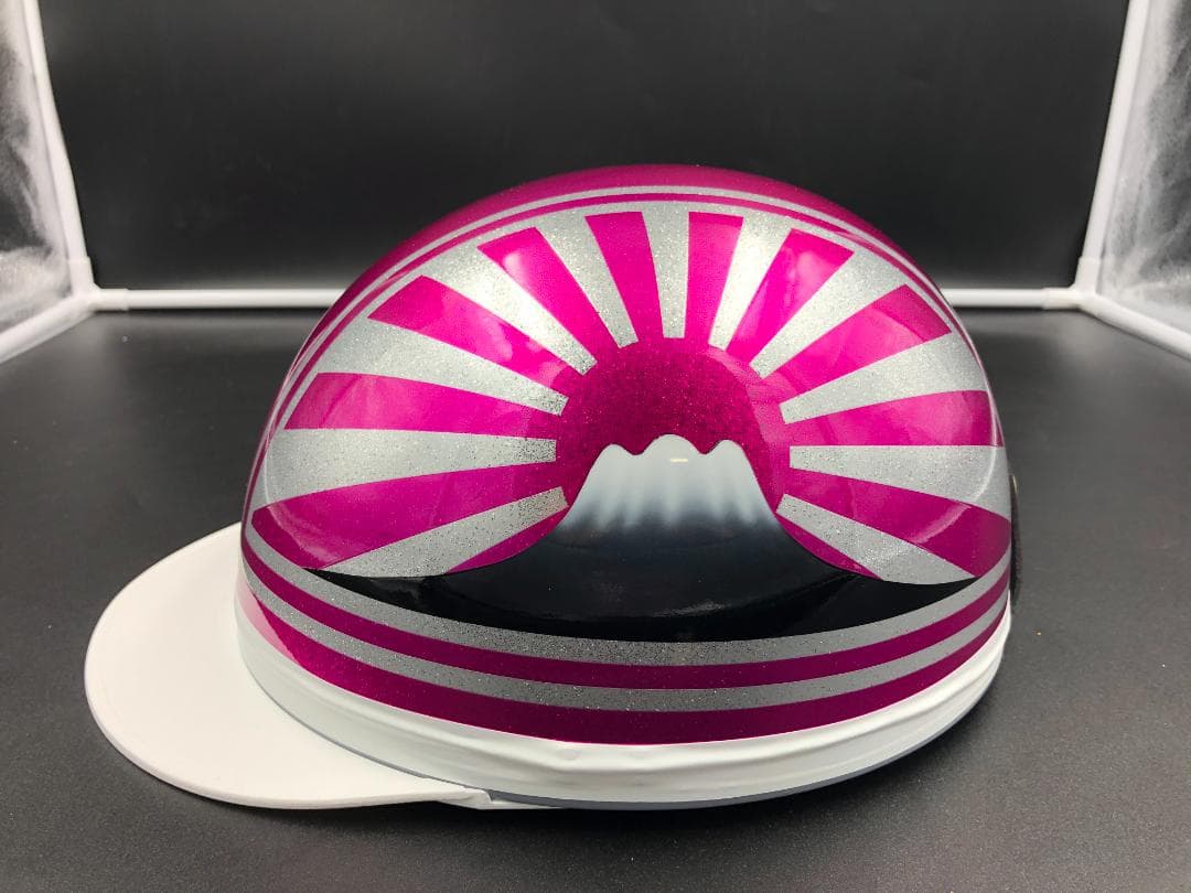 コルク半　カスタム　富士日章　マジック　キャンディピンク　ラメ　高級クリヤ