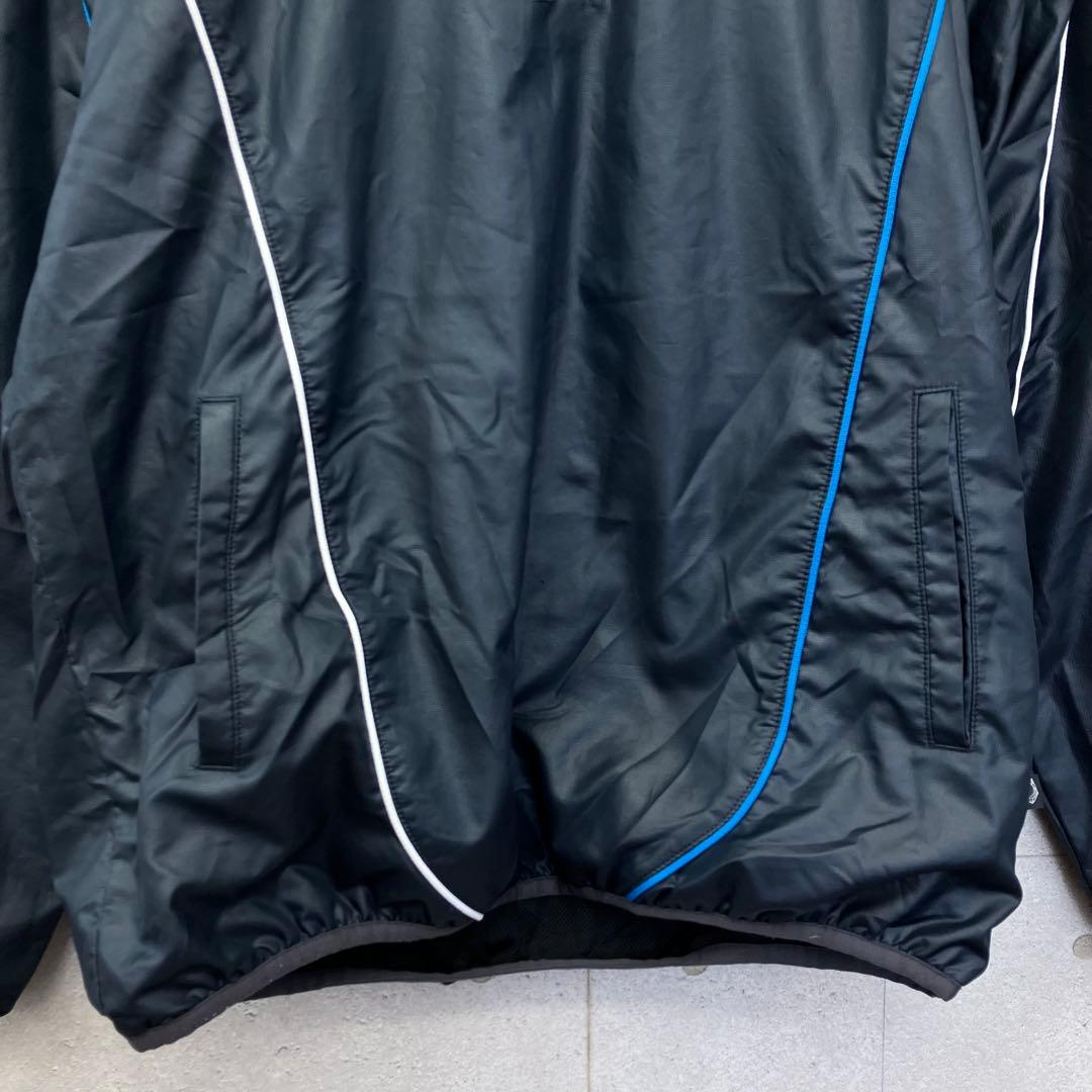 mizuno ミズノ ピステ ウィンドブレーカー ナイロンプルオーバー O 濃紺