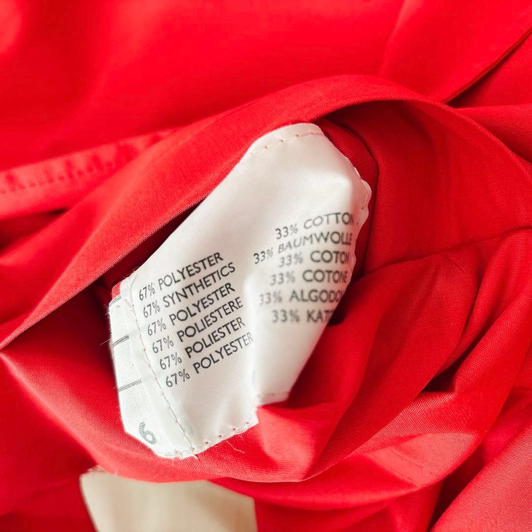 ヴィンテージ Aquascutum トレンチコート 赤 UK製 ベルト付