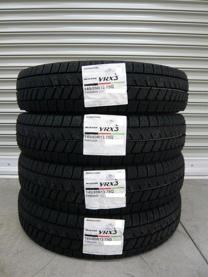 全国送料込☆ブリヂストンVRX3☆145/80R13☆2025年製☆スタッドレス