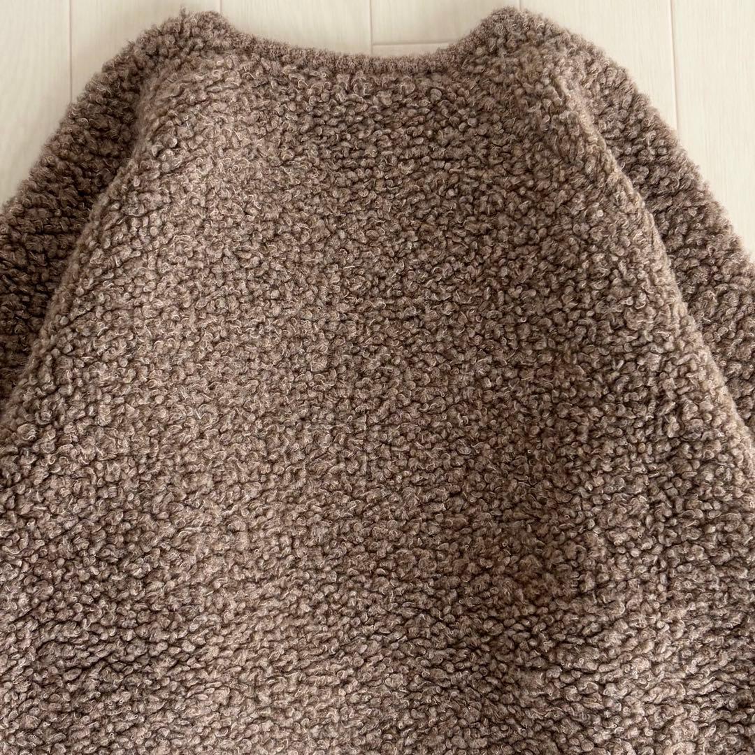 【美品】TOMORROWLANDウールナイロンクルーネックニット