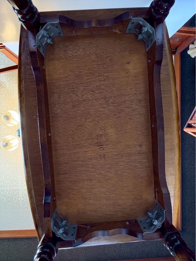 ヴィンテージ 木製サイドテーブル 英国カントリー調 昭和レトロ