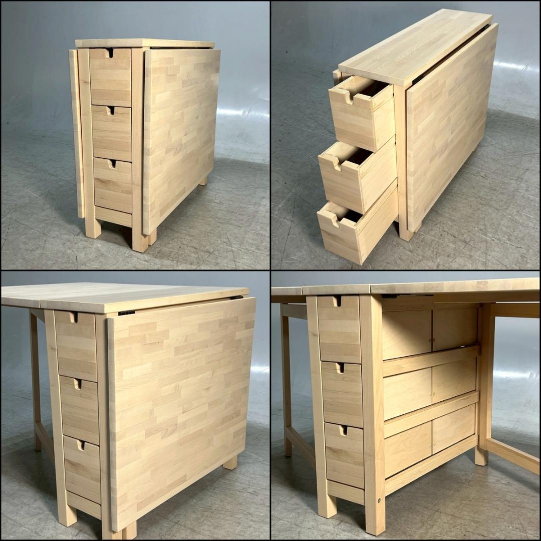 IKEA イケア NORDEN ノールデン ゲートレッグテーブル 北欧 モダン