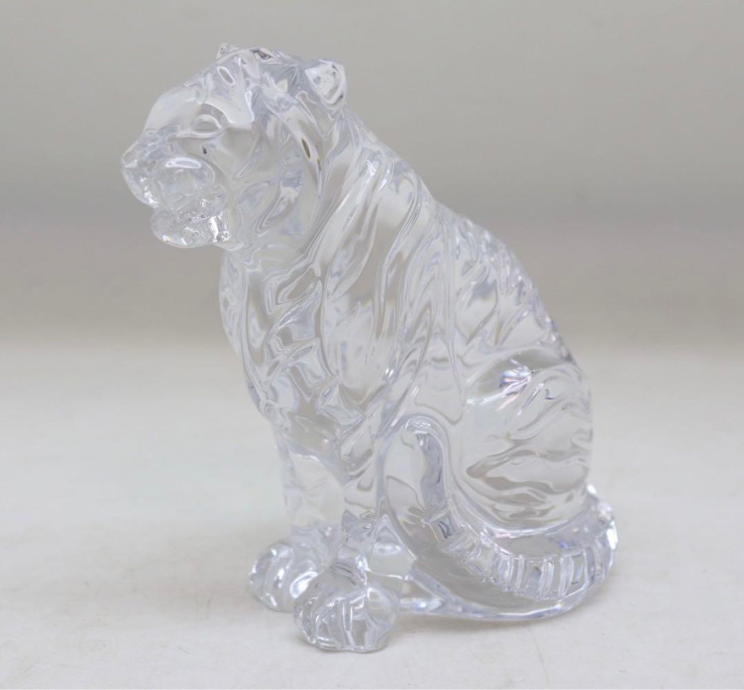 バカラ　BACCARAT トラ　置物　フィギュリン　クリスタル　寅　虎