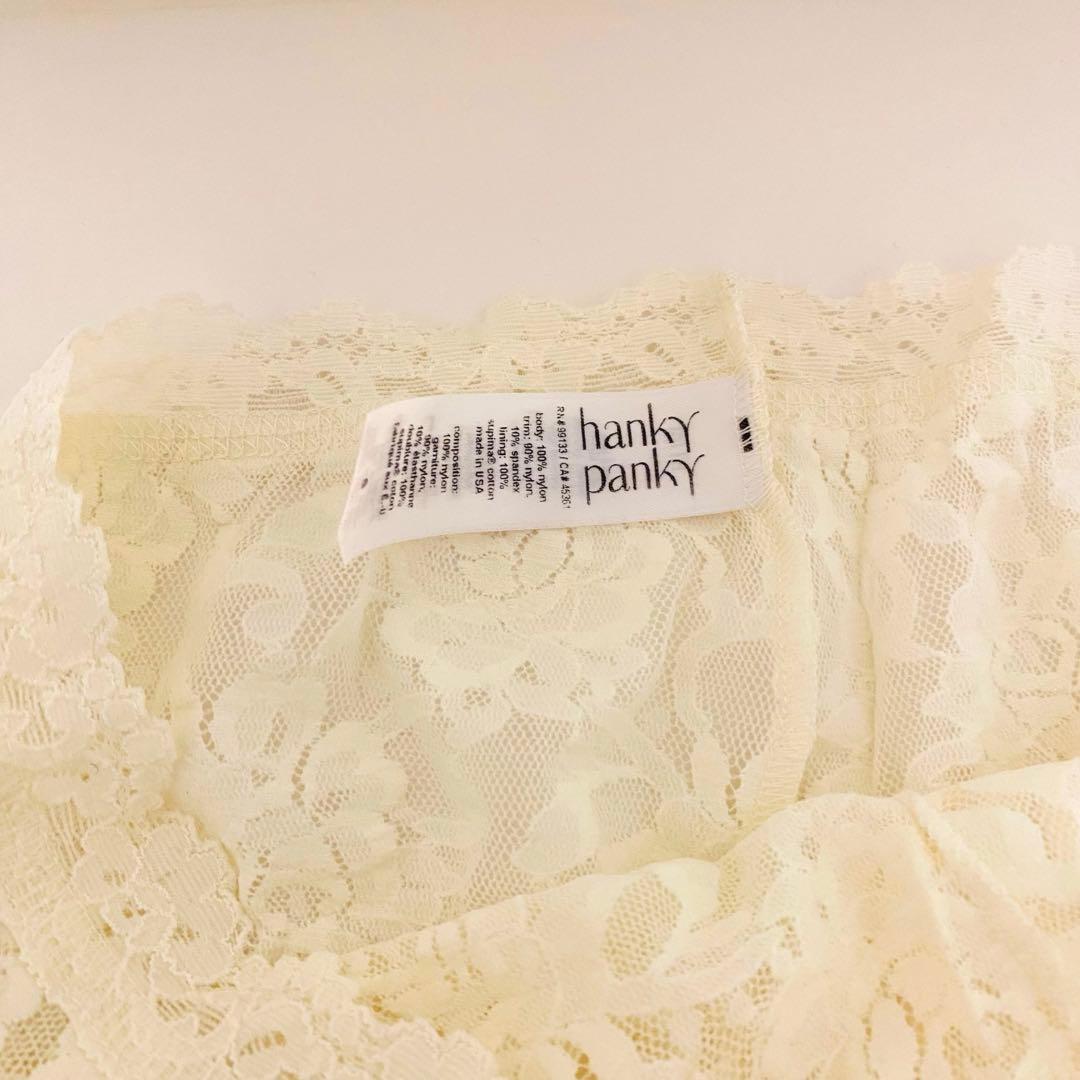 【新品未使用】ハンキーパンキー　ボーイショーツ　3点　レース　総柄