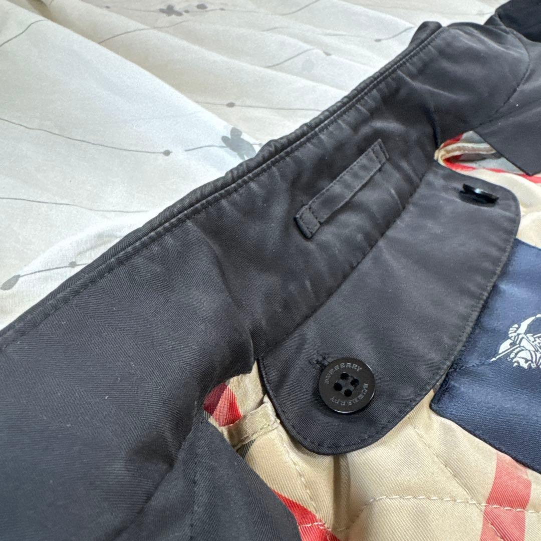 BURBERRY LONDON バーバリー　ステンカラーコート　ブラックM 美品