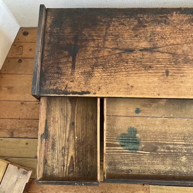 nabi 古道具 文机 骨董 引き出し 勉強机 机 古民具 古民家