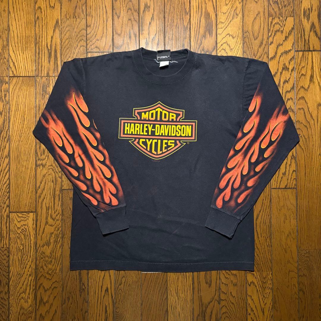 トップス [2005] Harley Davidson Flame t