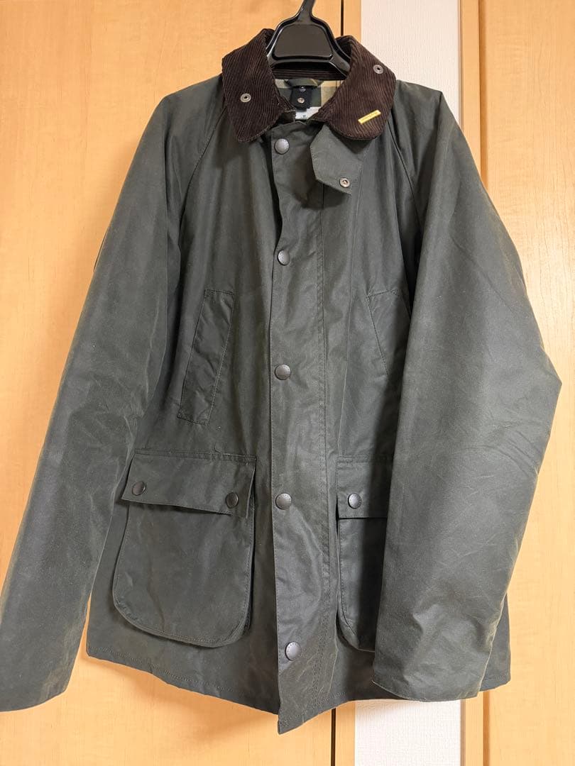 【超定番】Barbour セージグリーンのBEDALE サイズ42 (XL相当)