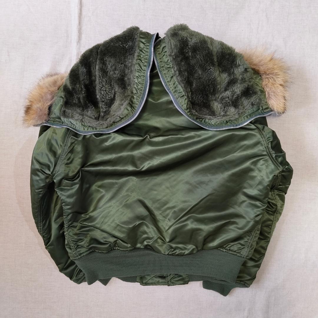 美品 90s 00s USA製 リアルファー CORINTH N-2B