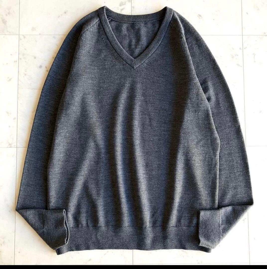 ミューズ ドゥーズィエムクラス WISH Vネック プルオーバー グレー　美品