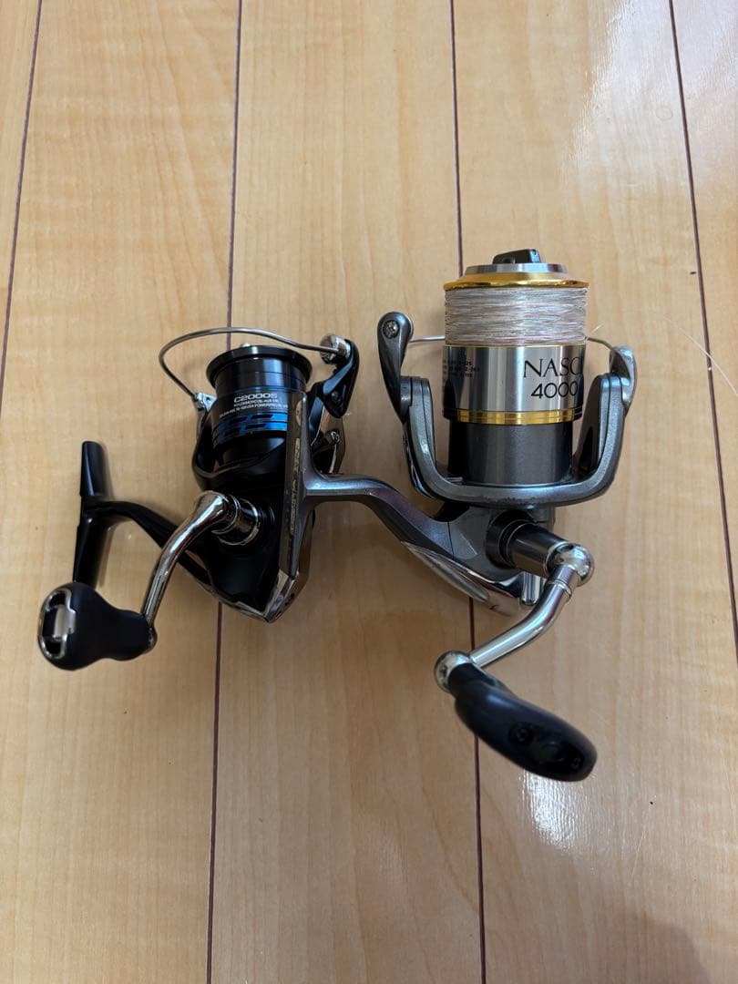 シマノスピニングリール NASCI 4000&NAXAVE C2000S セット