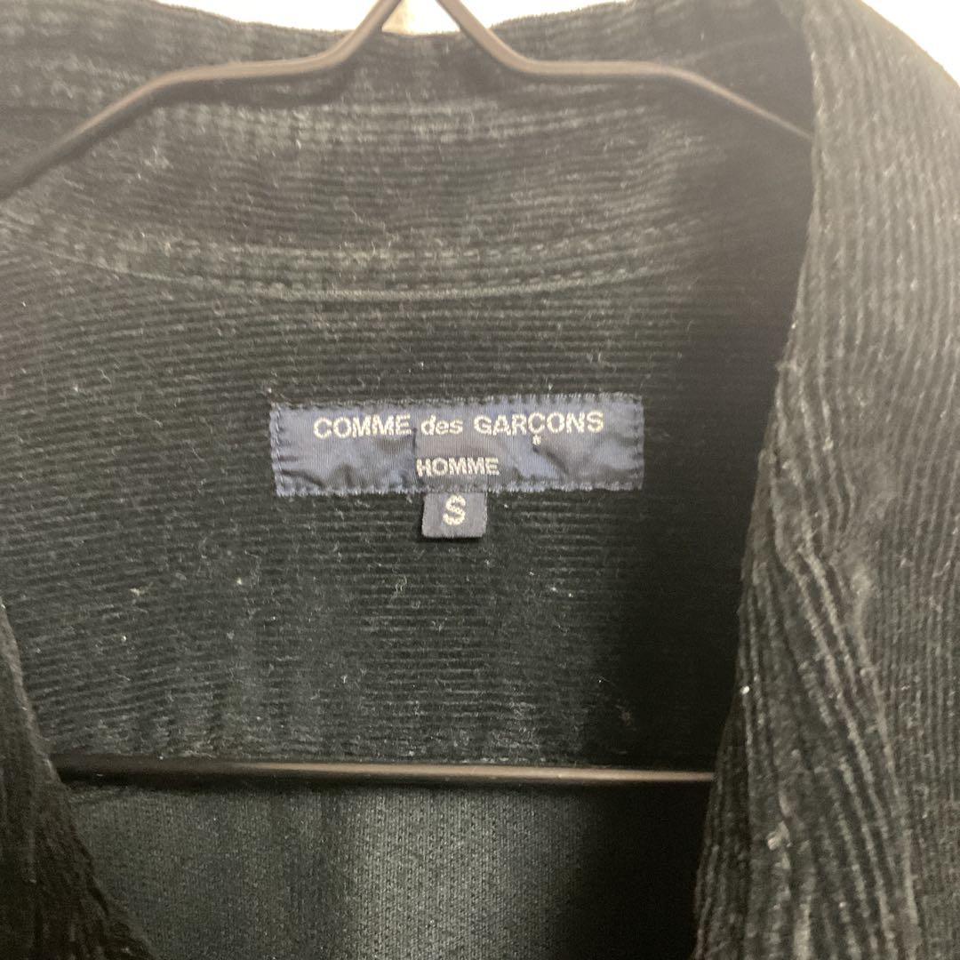 COMME des GARCONS HOMME コーデュロイシャツ S ブラック