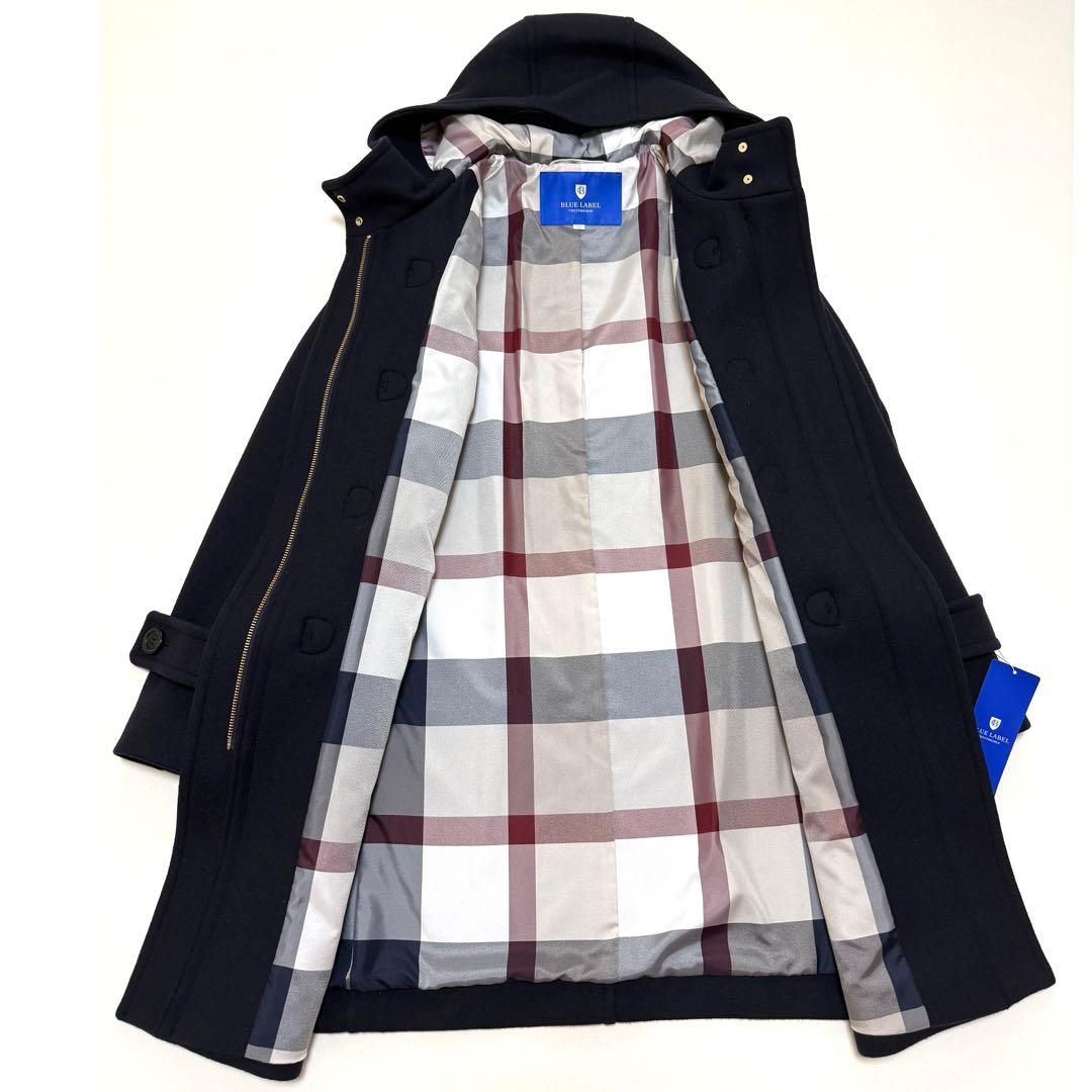 【新品】ブルーレーベル　ツイルメルトンダッフルコート サイズ38
