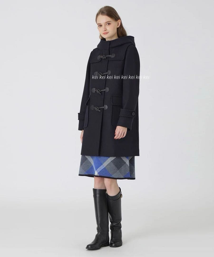 【新品】ブルーレーベル　ツイルメルトンダッフルコート サイズ38