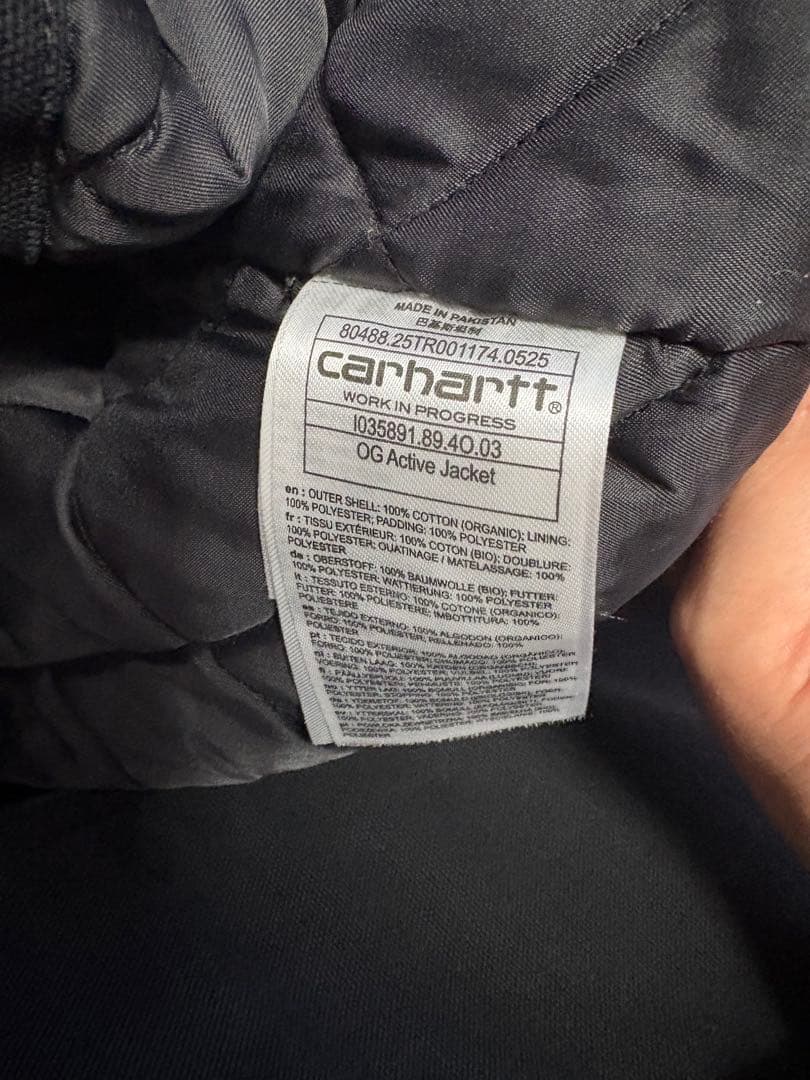 carhartt wip OG ACTIVE JACKET L 黒