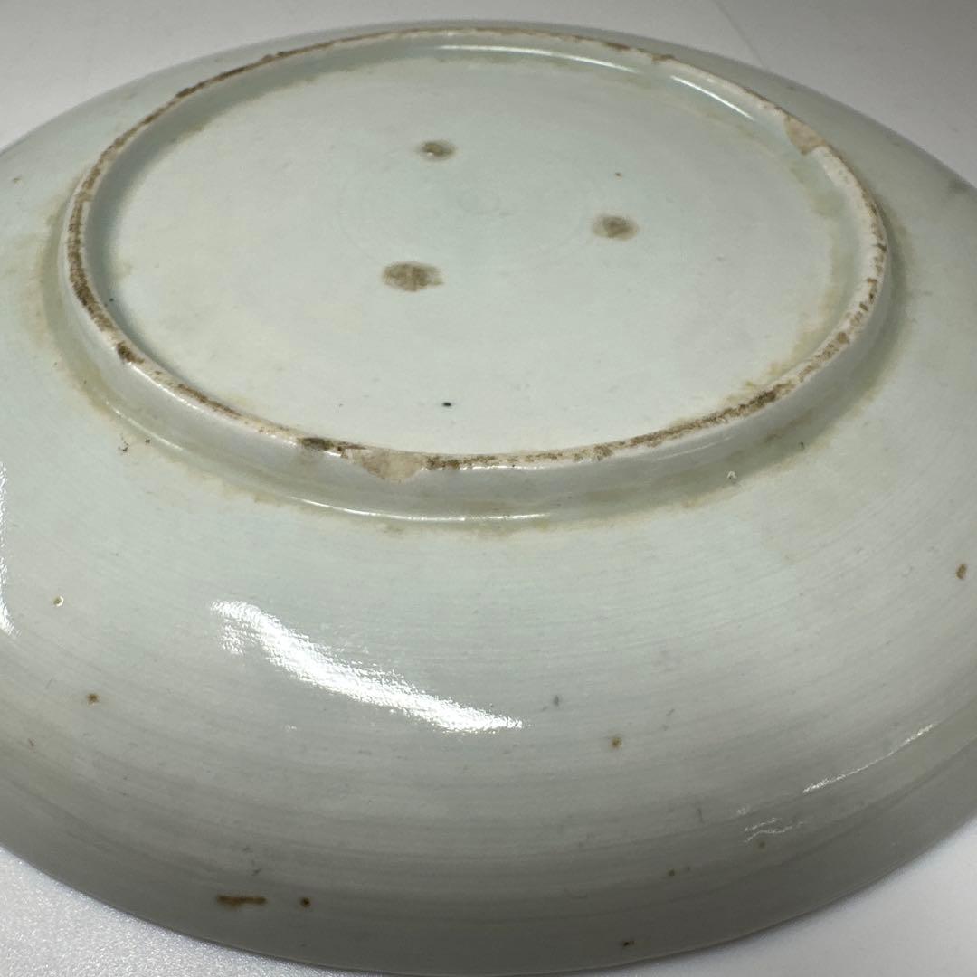 専用古伊万里　染付唐子中皿10枚　直径18.5㎝　タカチ　東な7-0422☆2F