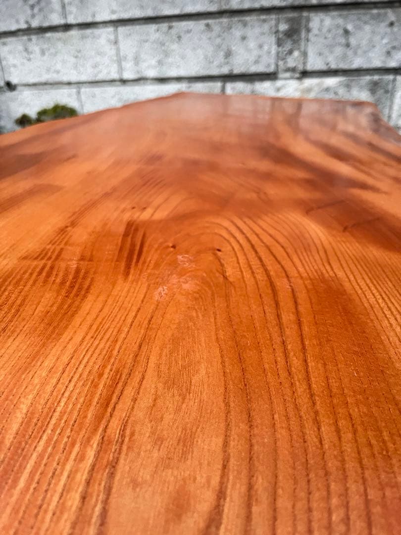 欅(無節) 一枚板　ダイニングテーブル