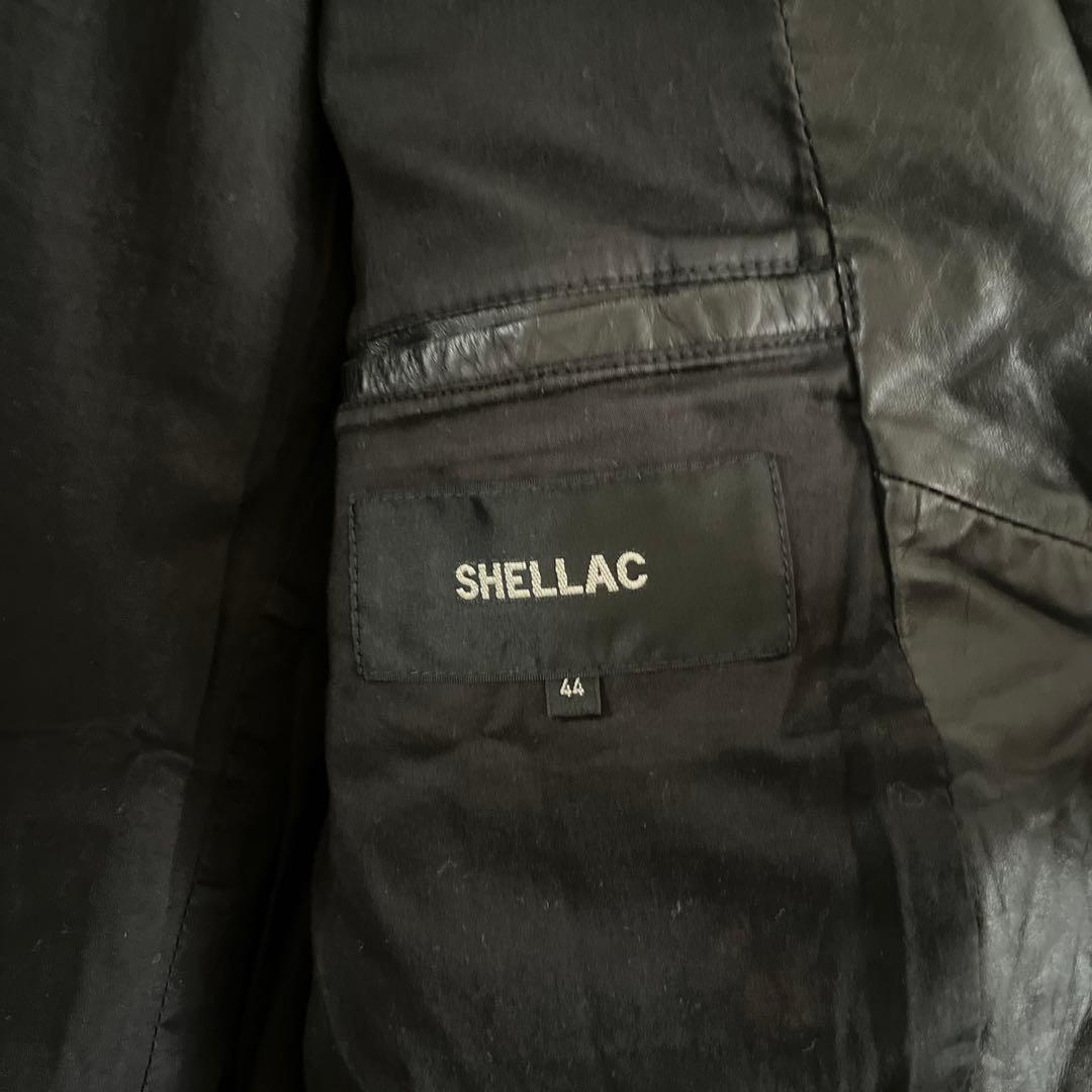 SHELLAC シングルライダース ブラック 44