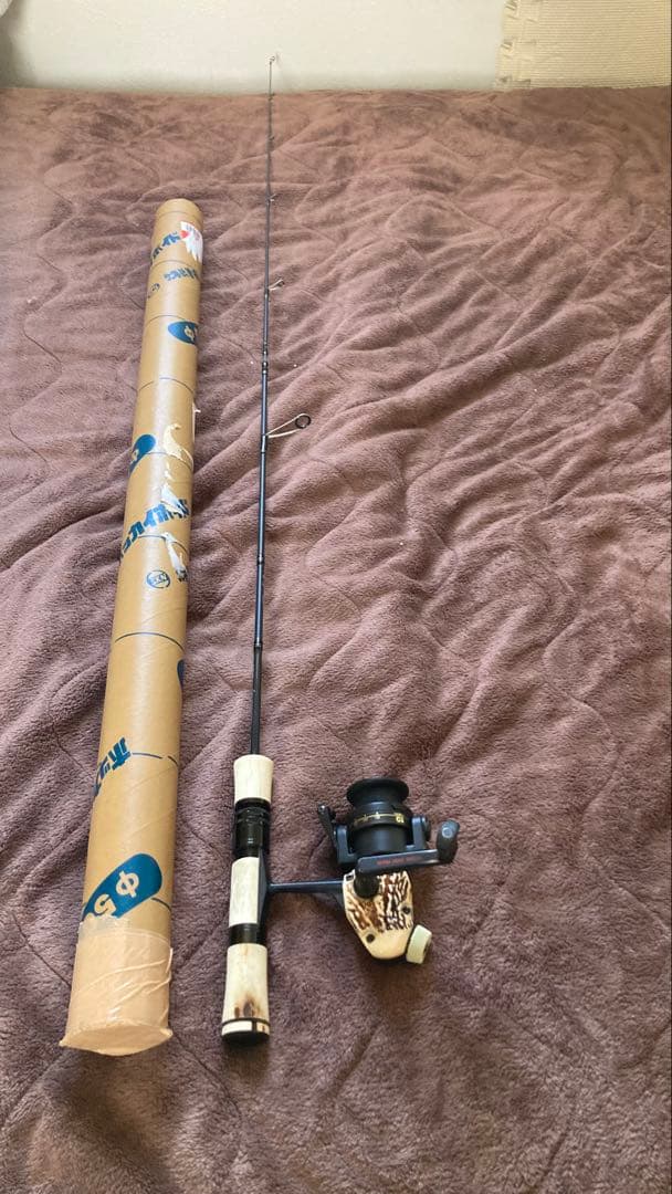 激レア　アブガルシア　カーディナルC3 スタッグハンドル　リールロッドセット　鹿