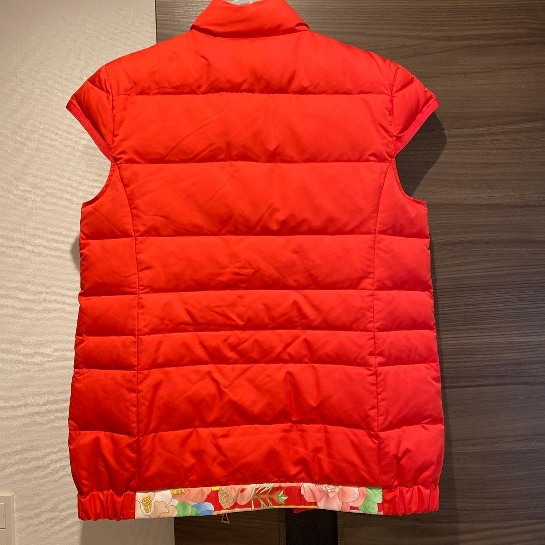 LEONARD SPORT レッド ダウンベスト 38