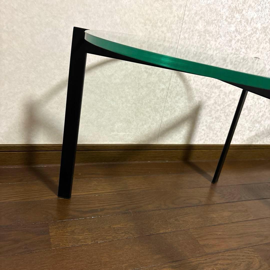 【美品】ARMONIA アルモニア ガラス センターテーブル 丸型