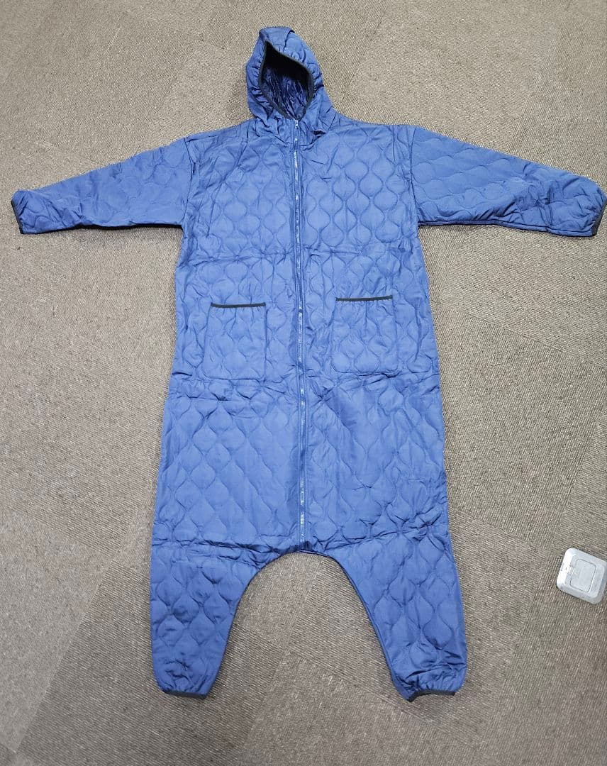 大人気モモンガ風★着る寝袋★新品未使用Mサイズ★紺色、男性や女性、アウトドアにも