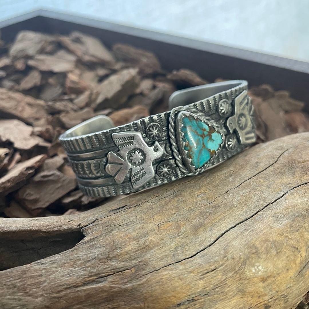 イ*ラ様 サンダーバードターコイズバングル　腕周り18.5cm