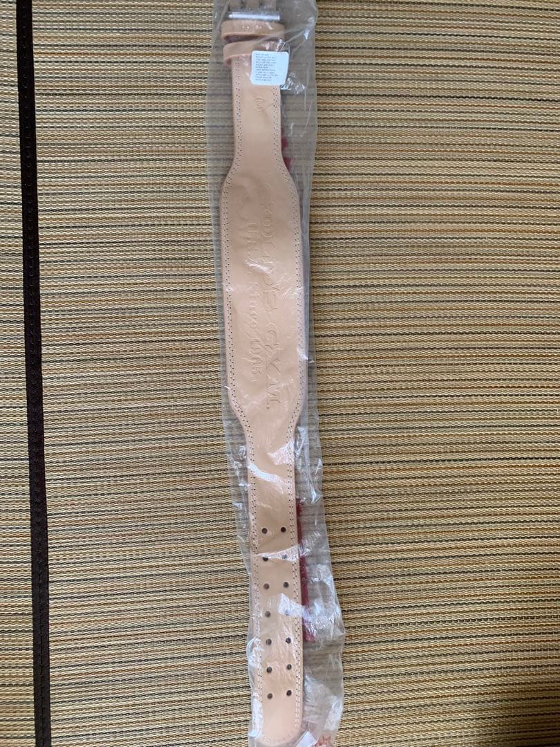 ゴールドジム G3322 EXレザーベルト　サイズS