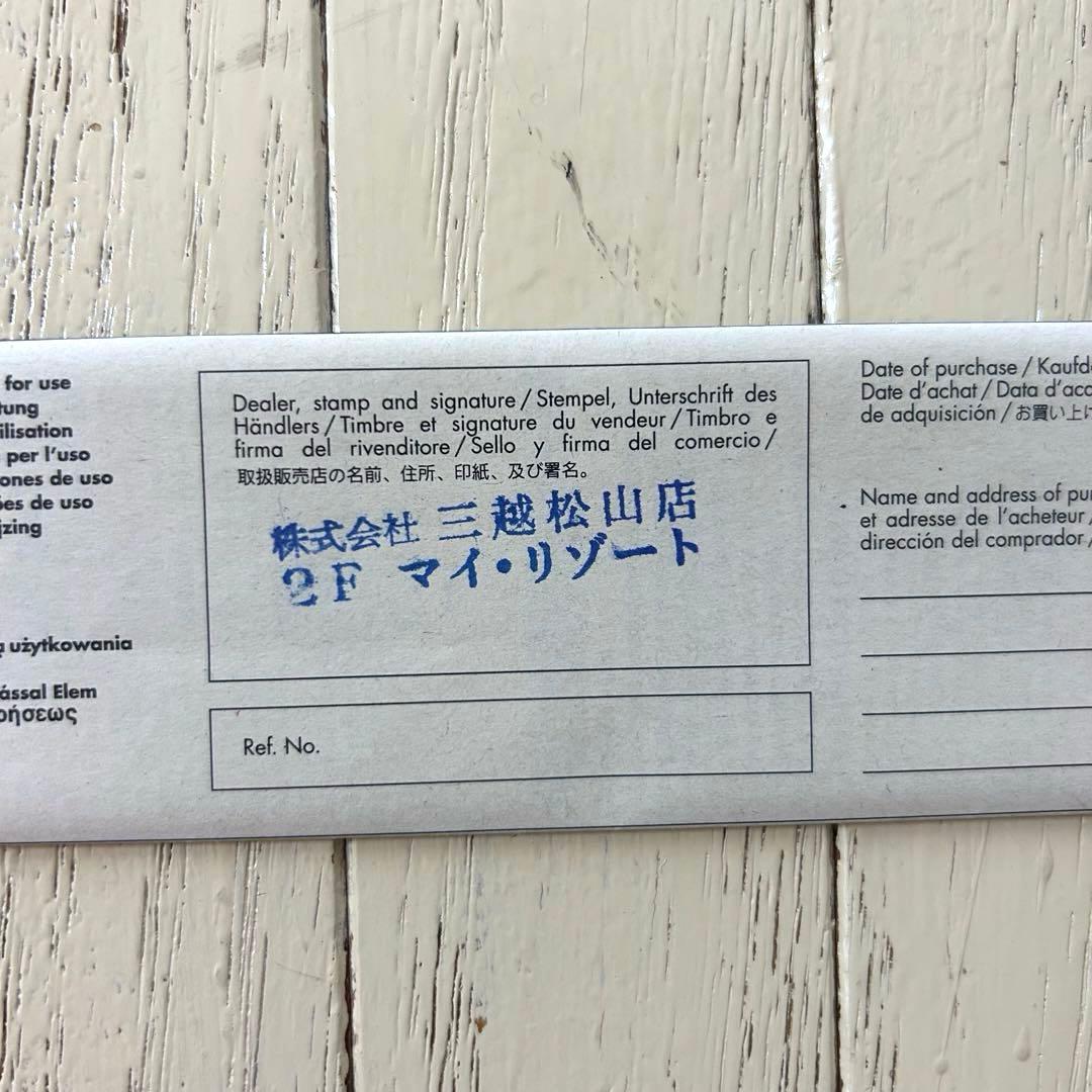 「激レア」 SWATCH レザーベルト 1995年 美品 スイス製 防水