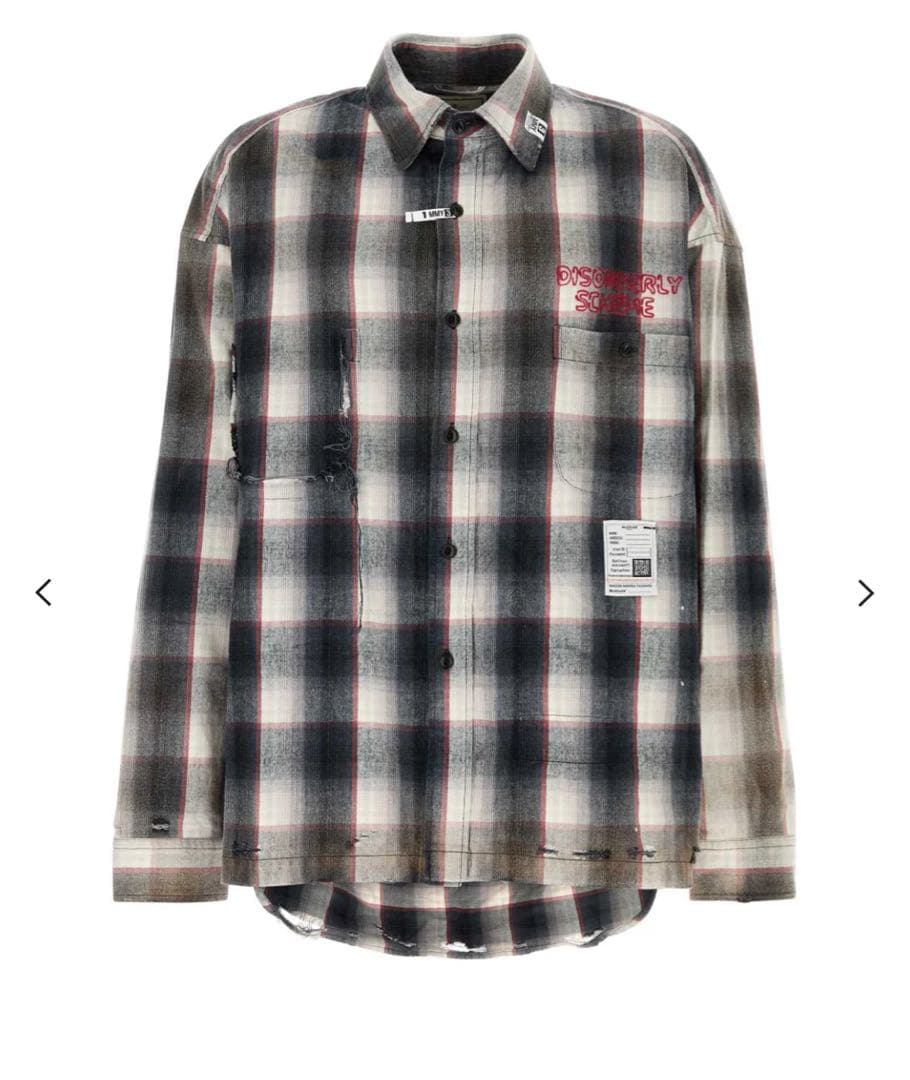 【佐藤健着用】Maison MIHARA YASUHIRO チェックシャツ