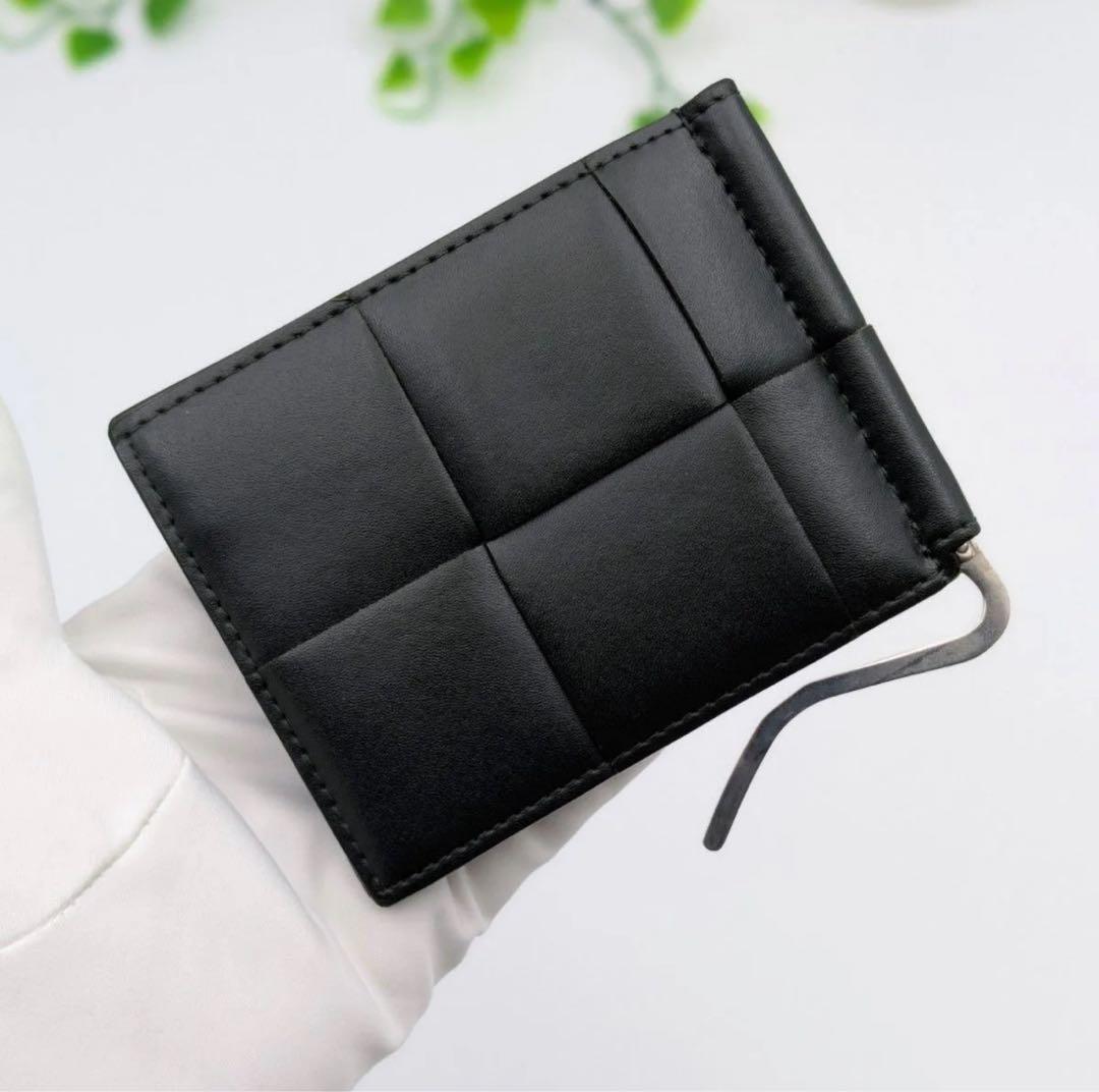 【美品】ボッテガヴェネタ マネークリップ ダークモス