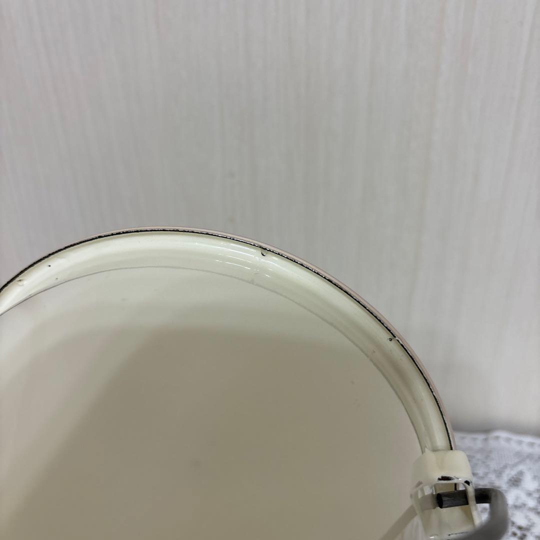 イマン　ローズバスケット　ホーロー製ミニバケツ缶