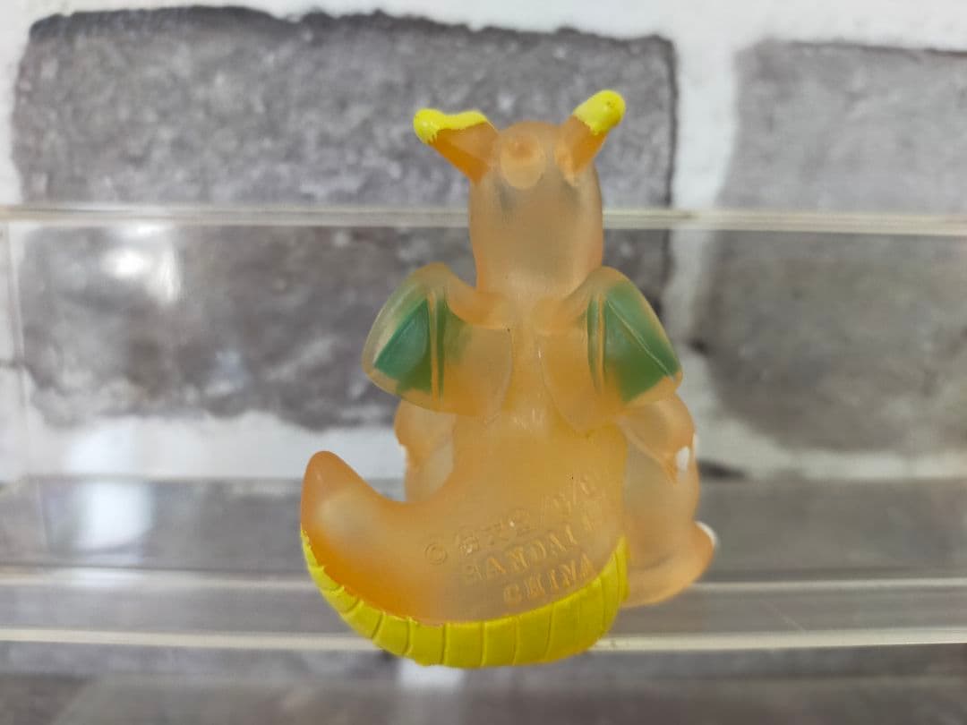 【美品】　ポケモンキッズ　指人形　カイリュー　クリア