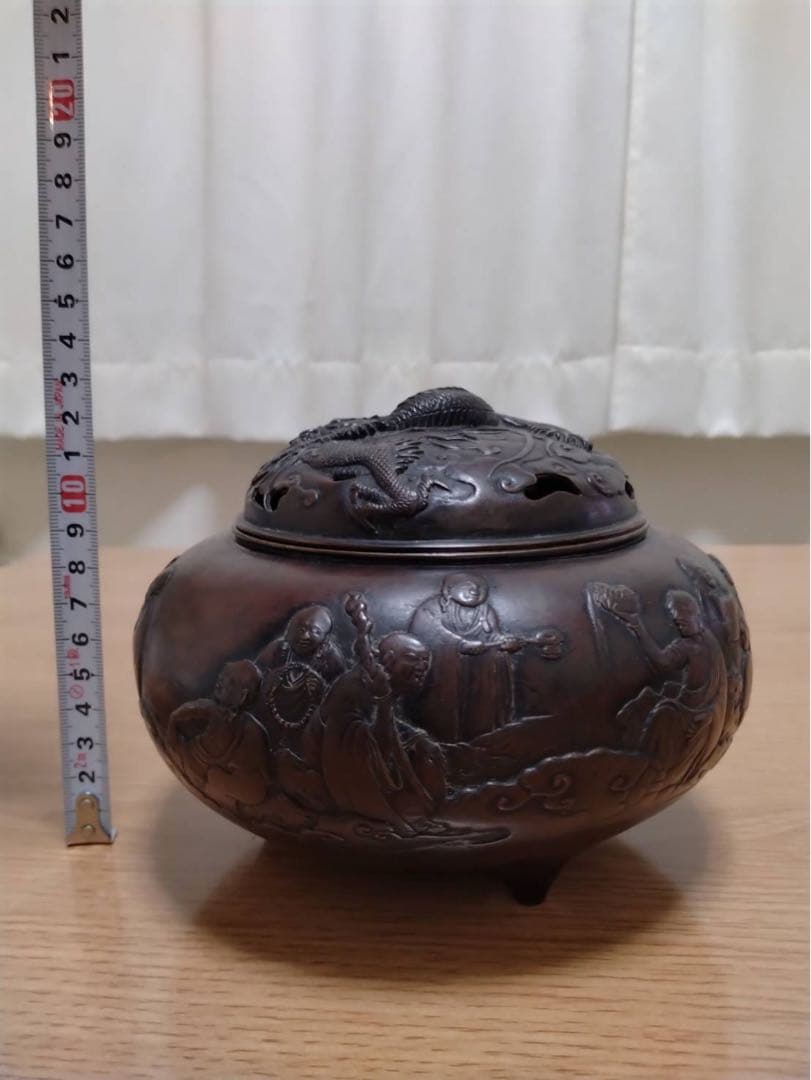 十六羅漢香炉　青鳳?