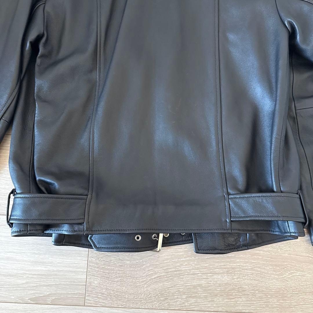 【未使用】Ungrid リアルレザー　ルーズライダース　羊革