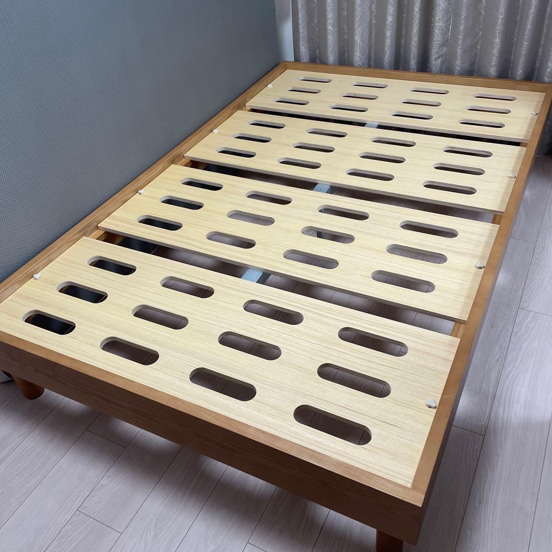 【1点限り】美品 コアラマットレス アーバンベッドフレーム セミダブル 工具不要