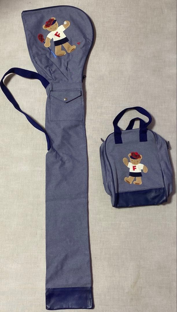 美品◯familiar ファミリア ゴルフクラブケース＆シューズケース◯