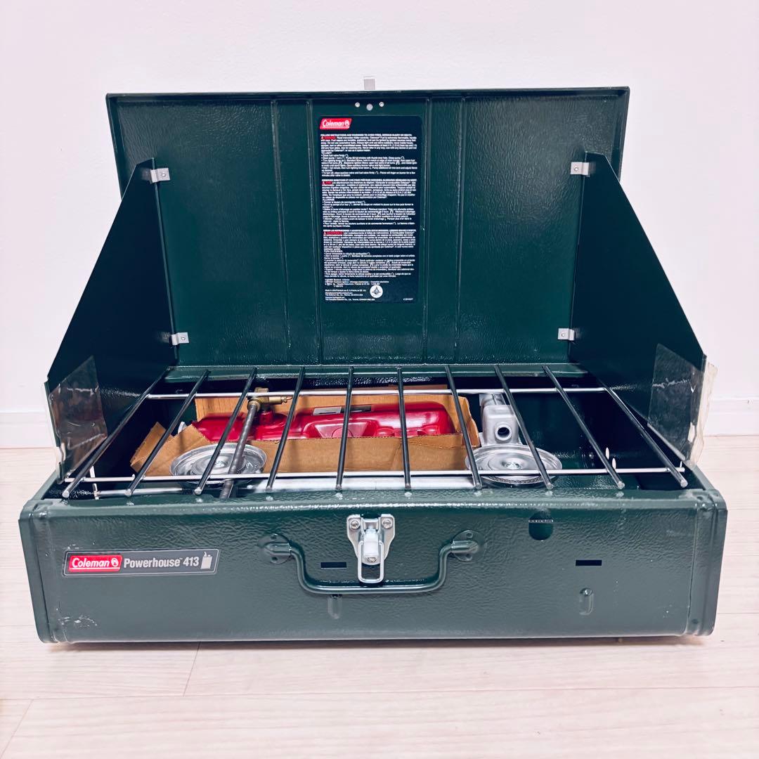 未使用　Coleman コールマン 413Hパワーハウスツーバーナーストーブ
