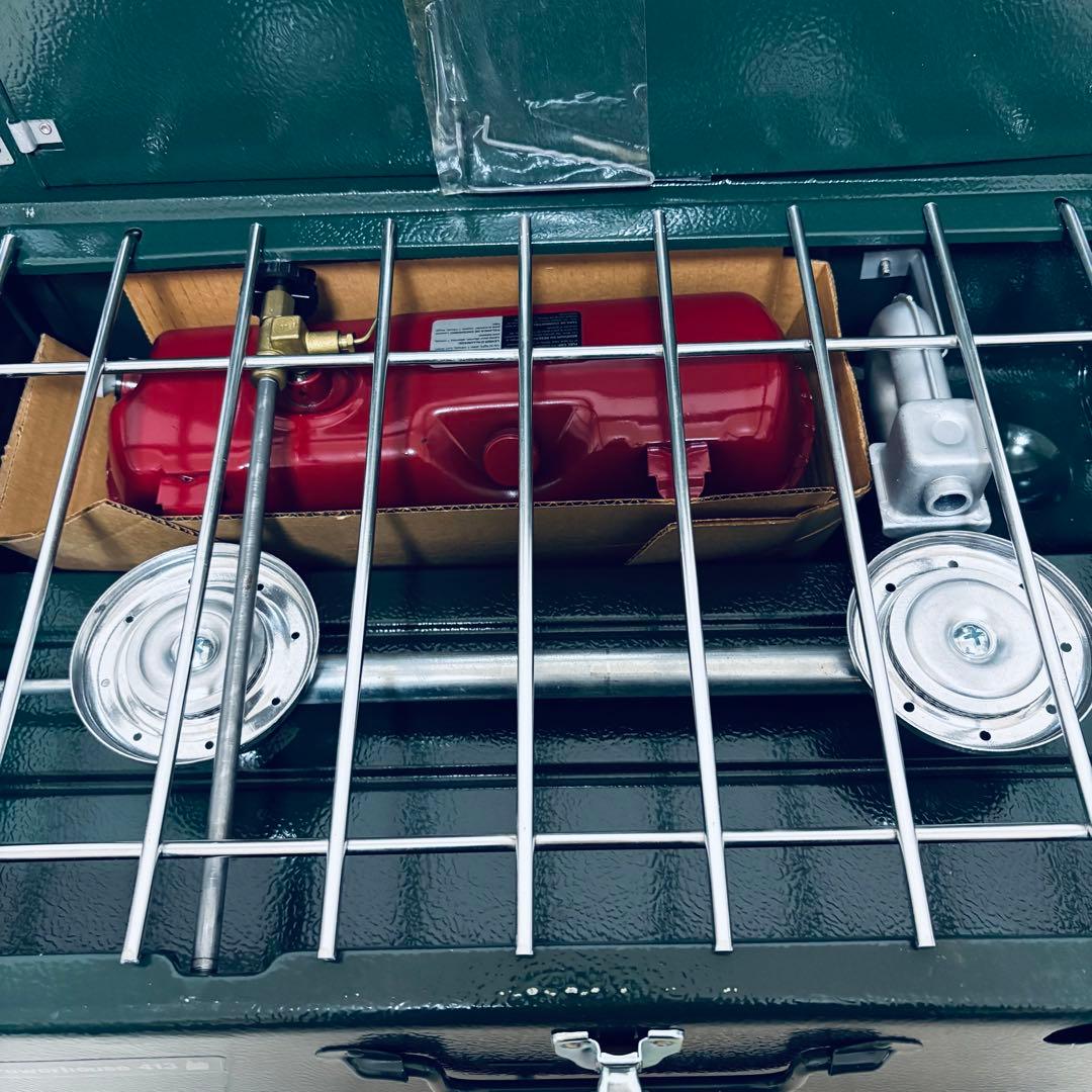 未使用　Coleman コールマン 413Hパワーハウスツーバーナーストーブ