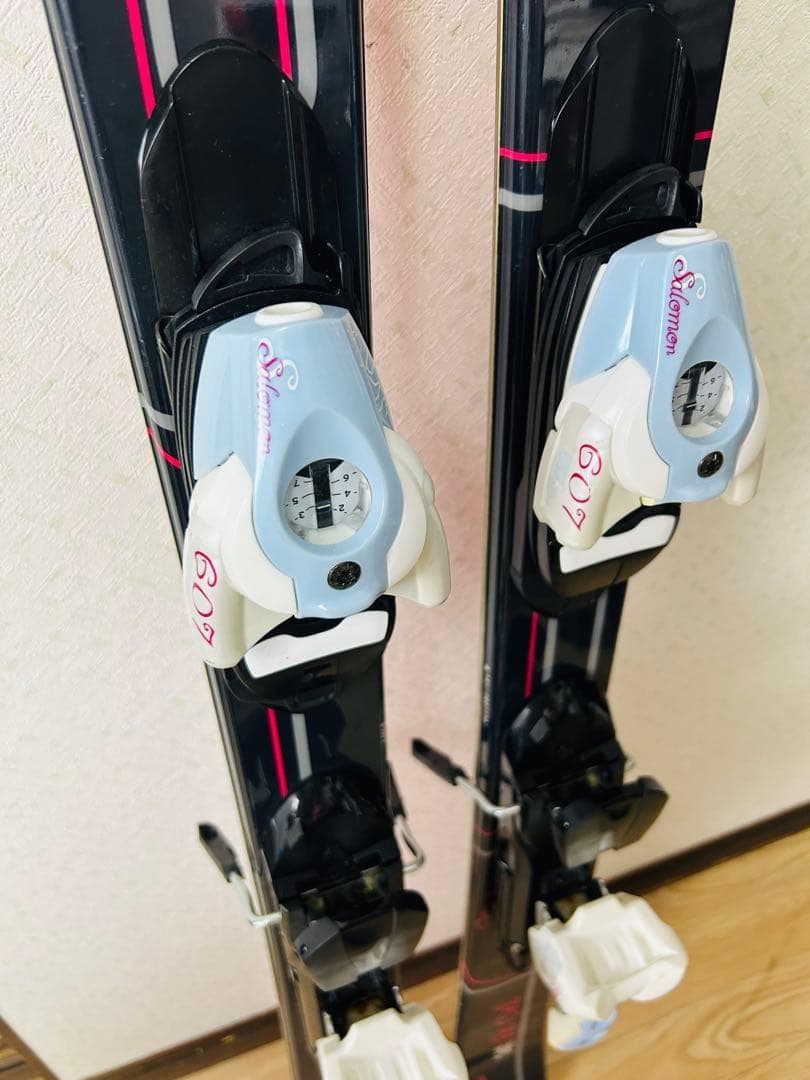 【専用】サロモン Le Ciel 141cm スキー板 ビンディング ストック