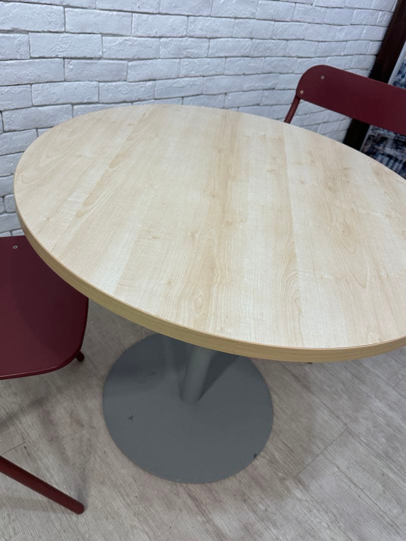 【東京都内23区配送無料】ラウンド　テーブル　直径80cm カフェ　円卓