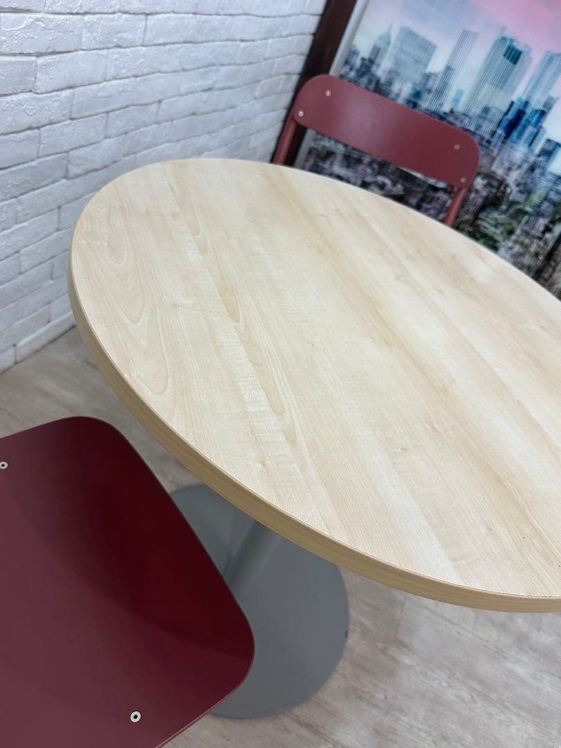 【東京都内23区配送無料】ラウンド　テーブル　直径80cm カフェ　円卓