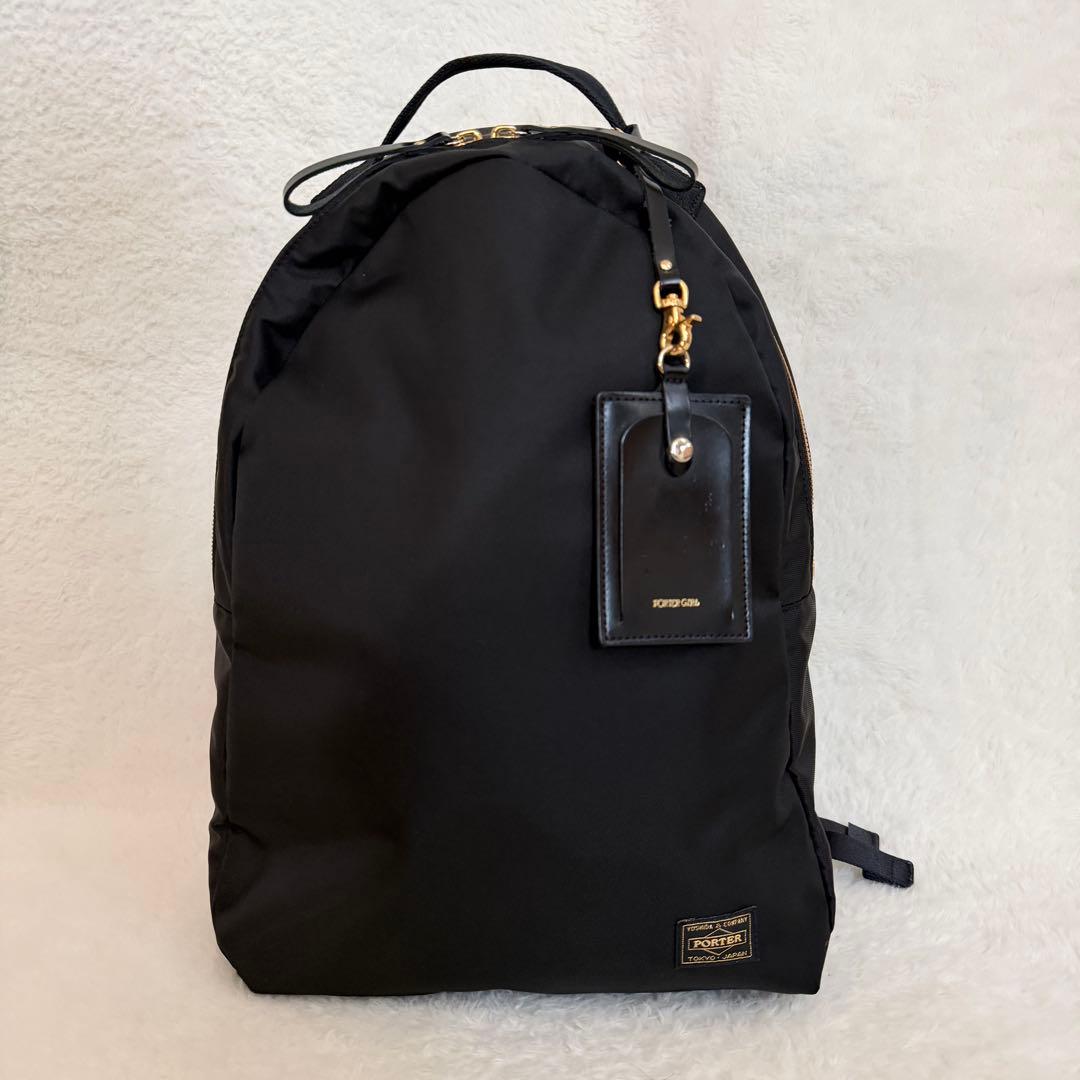 PORTER GIRL SHEA DAYPACK リュック　黒　PC収納 A4可