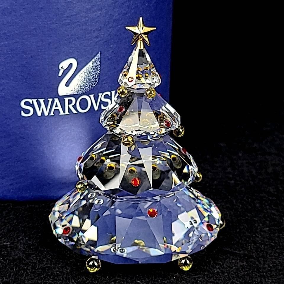 ・美品・スワロフスキー　クリスマスツリー　星柄　限定商品　箱つき 1