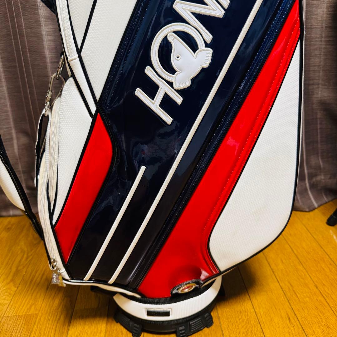 HONMA キャディバッグ ゴルフ バッグ ホワイト 白 White 本間