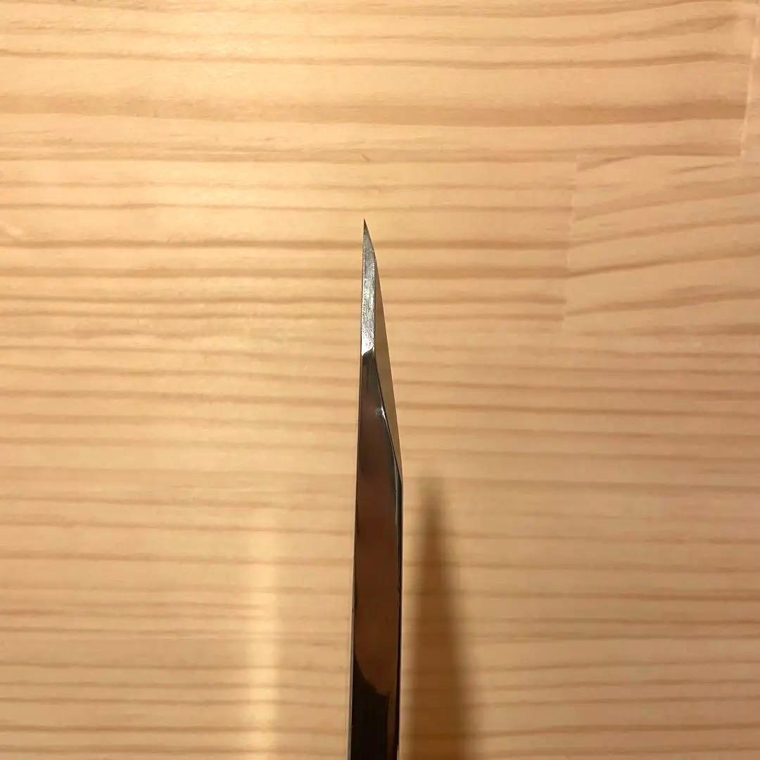 切付型相出刃 相出刃 出刃 6寸 18cm 紫檀柄 バフ仕上げ済み 研ぎ済み