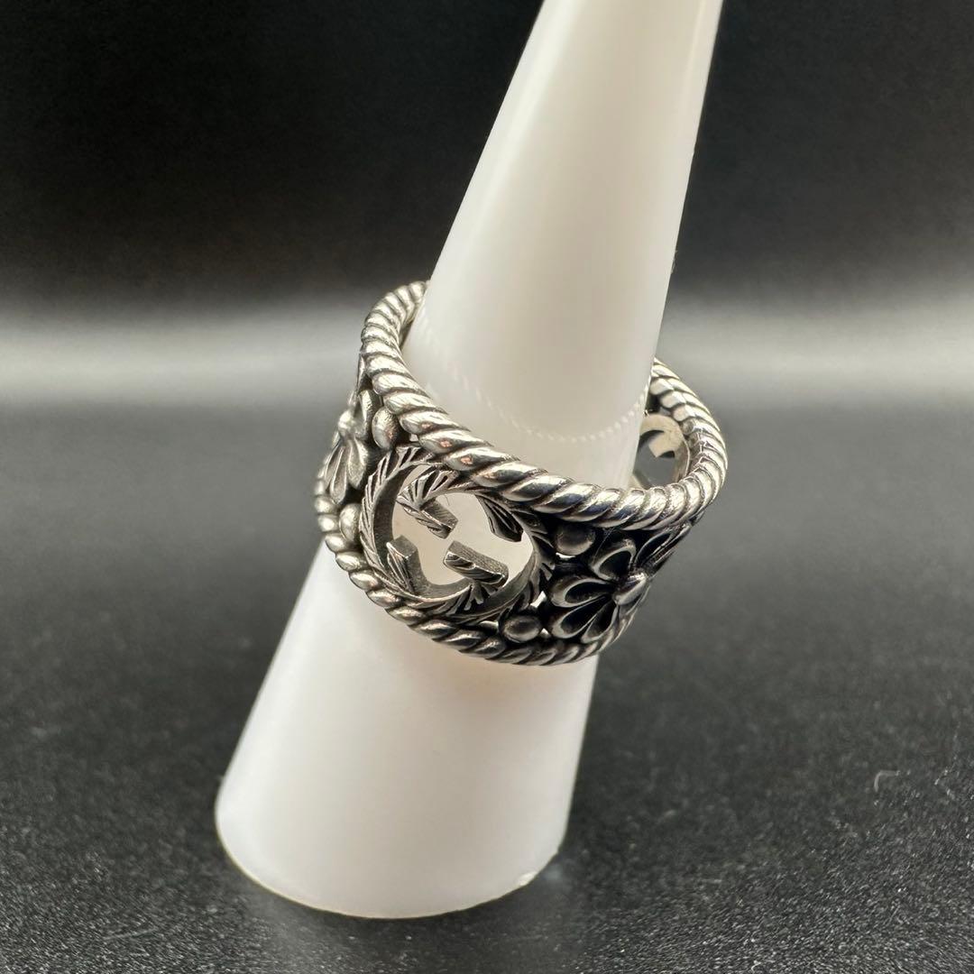 極美品✨　GUCCI　リング　指輪　マーモント　ロゴ　刻印　1472