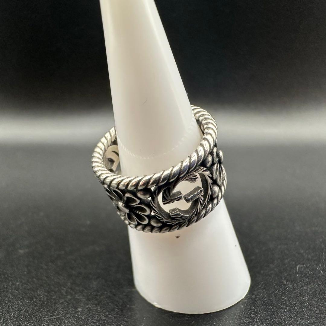 極美品✨　GUCCI　リング　指輪　マーモント　ロゴ　刻印　1472